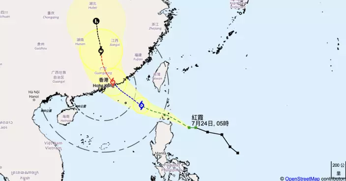 天氣 | 天文台：今日稍後考慮發出1號信號 視乎「紅霞」強度變化評估是否周六改發更高信號