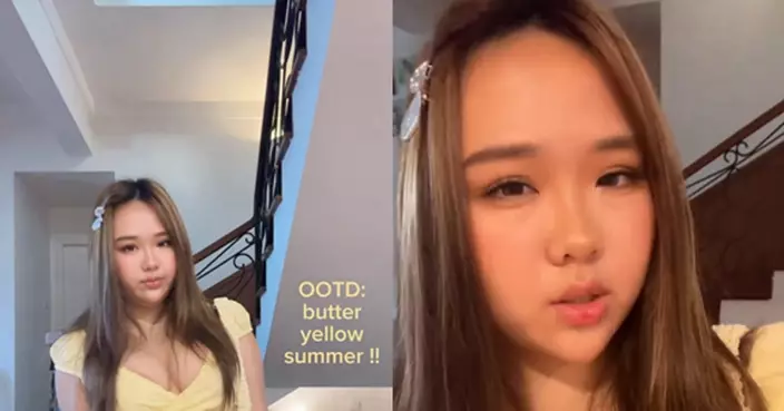 林盛斌18歲大女低胸裝晒鑽飾 林霏兒火辣身材震撼網民