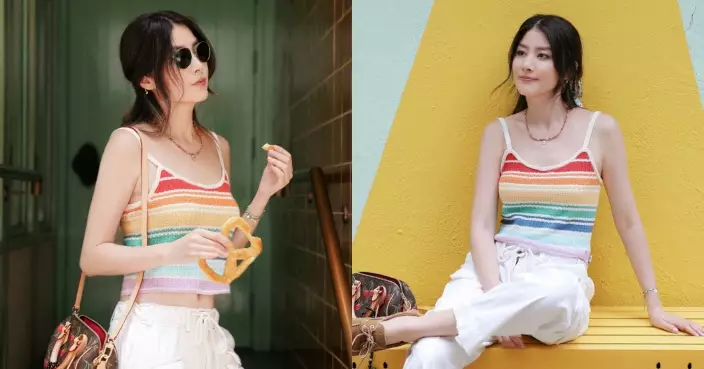53歲陳慧琳彩色小背心晒零贅肉好身材 網民激讚：女人天花板