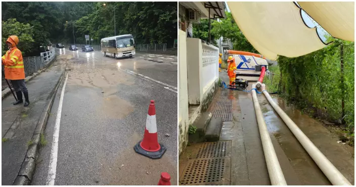 今早紅雨一度生效　渠務署：4地點現水浸 出動龍吸水完成清理