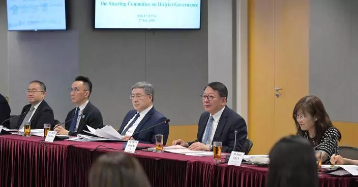陳國基主持地區治理領導委員會會議　跟進12項地區議題工作進度