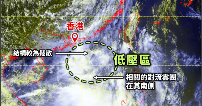 天氣 | 低壓區香港以南50公里掠過　天文台撰文拆解未「升呢」成颱風原因