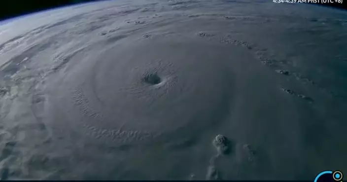 超級颱風巴威逼近！NASA衛星直擊「巨獸」畫面  清晰颱風眼曝光