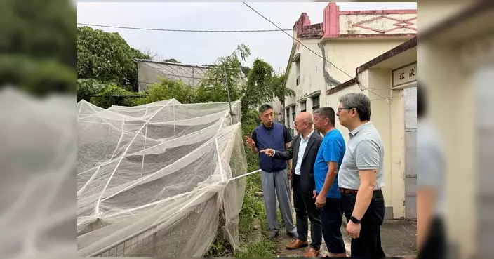漁護署視察農場魚排 颱風後農作物損毀未算嚴重