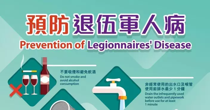 再增3宗社區感染退伍軍人病個案　患者均為長期病患