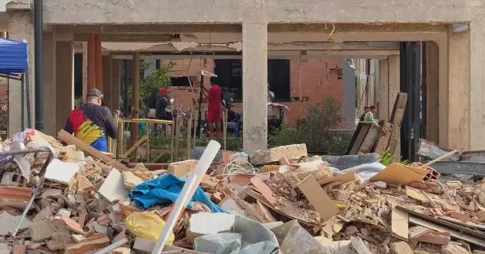 委內瑞拉地震｜災區啟動重建 拉瓜伊拉州住宅大廈率先動工