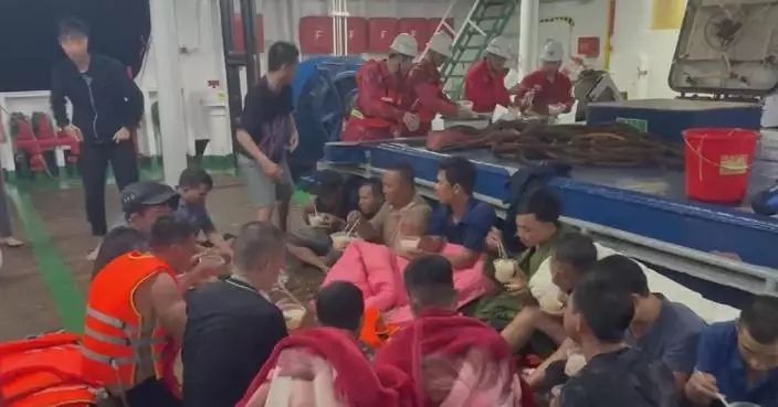 南海沉船搜救持續 44名越南籍人士獲救