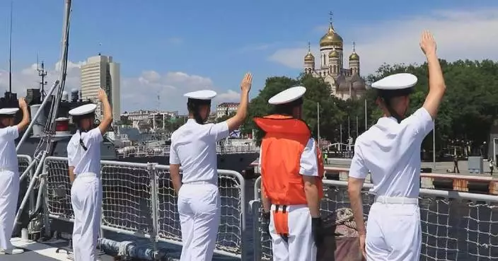 中俄聯合海軍巡邏圓滿結束