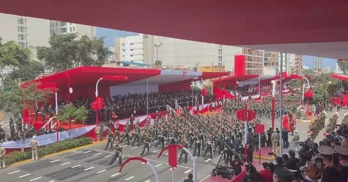 秘魯利馬舉行閱兵慶祝獨立日