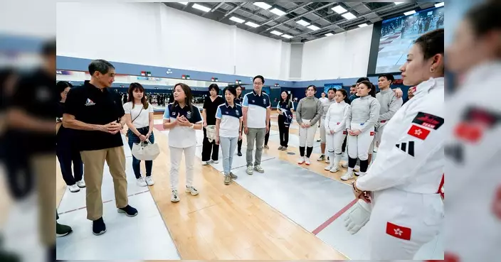 文體旅局局長到訪體院 為亞運及亞殘運運動員打氣