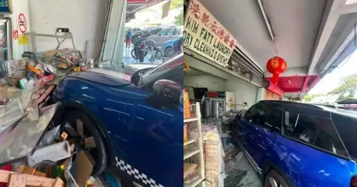 買完蛋糕駕車離開 大馬華裔女司機疑誤踩油門直衝西餅店 店員走避不及受傷