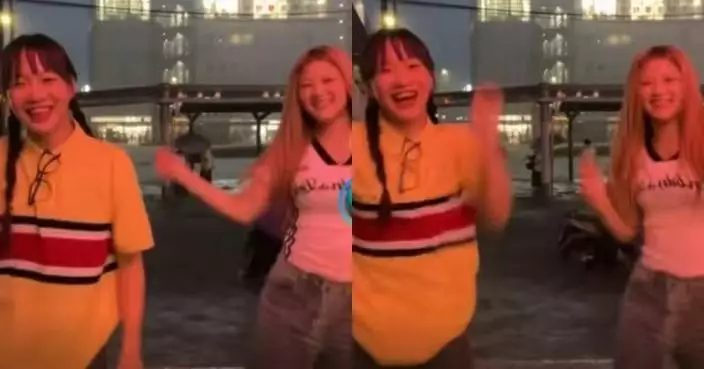 日本千葉暴雨成災 兩女涉水跳舞拍TikTok笑喊「一起嗨」惹網民炮轟