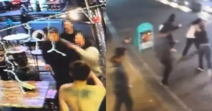 闖悉尼中餐廳偷酒誤拿茶水 青少年童黨折返爆衝突持刀襲店員6人被捕