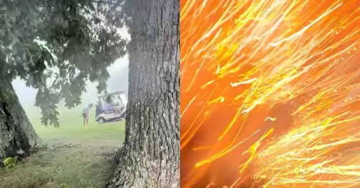 打高爾夫突遇暴雨 美漢拿手機拍友人受困突遭雷擊　全身一度失去知覺