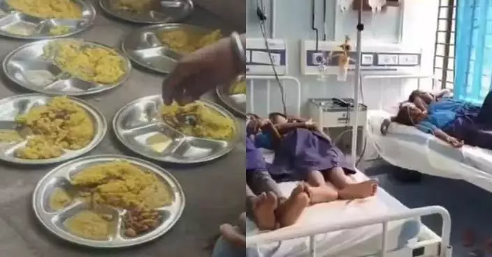 印度校園廚師將洗衣粉當鹽撒入飯菜 40名學童集體嘔吐送院 部分需洗胃治療