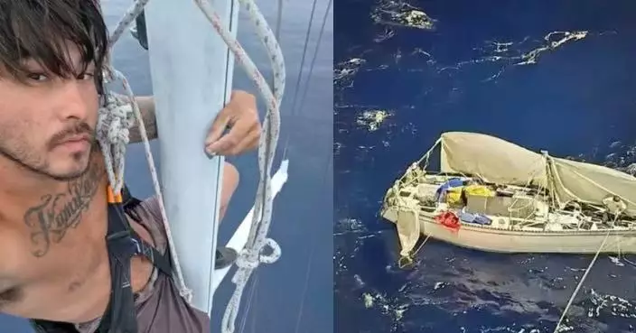 手機失靈燃油耗盡 加州男首次單人航海遇桅桿折斷 海上漂流30日奇蹟獲救