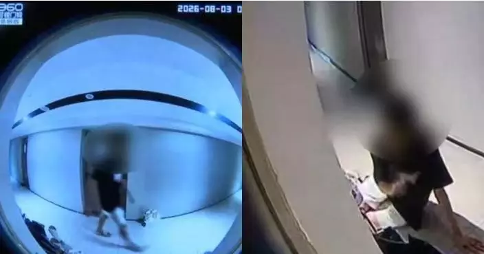 凌晨被「可視門鈴」通知驚醒 杭州女見陌生男門外狂聞鞋 名牌鞋疑被偷走