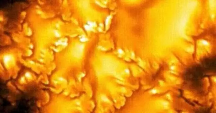 科學家拍下迄今最清晰太陽表面影像 羽狀漩渦似梵高名畫《星夜》