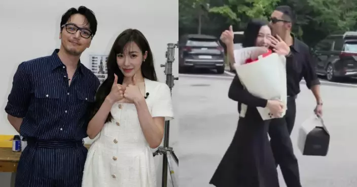 卞約漢、Tiffany婚後首度同框被拍 情侶裝現身貼心護妻舉動獲讚