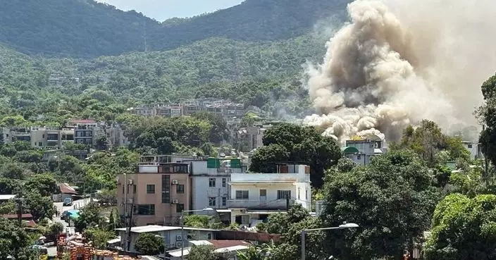 大埔上碗窰一佛堂起火　濃煙滾滾多人疏散
