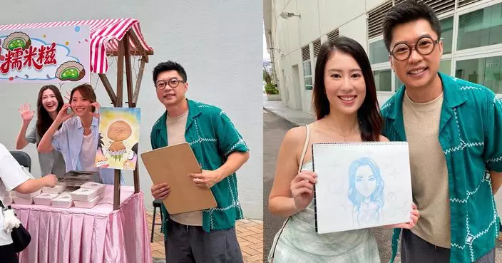 愛·回家之三代同糖｜李偉健隱藏漫畫家身份曝光 自畫像送客獲激讚