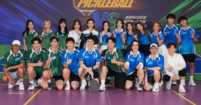 《公司! 我要打Pickleball》ViuTV隊聯同明星邀請隊現身愉景新城熱血宣傳 由零開始抽空私下加練大談備戰期間趣事