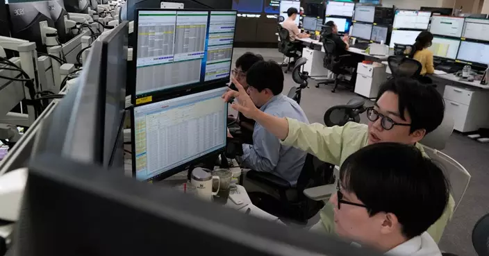 韓股中段升幅擴大最多曾漲逾5% SK海力士與三星齊升超8%