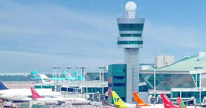 韓國仁川機場啟用25年來首次登頂 成全球國際航線客運量最高機場
