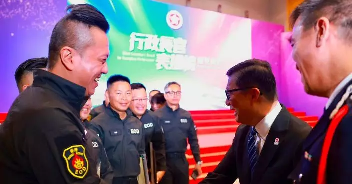 保安局連續四次登行政長官表揚榜 鄧炳強：絕對是同事努力及專業最佳見證