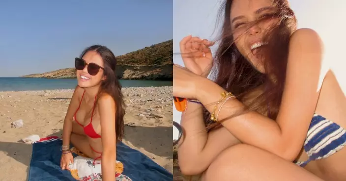 鍾鎮濤女兒鍾懿海灘大派福利 連晒兩套比堅尼