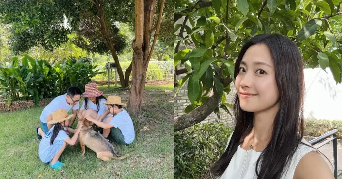 前Cookies成員楊愛瑾變身超暖媽！帶一對子女返中山尋根
