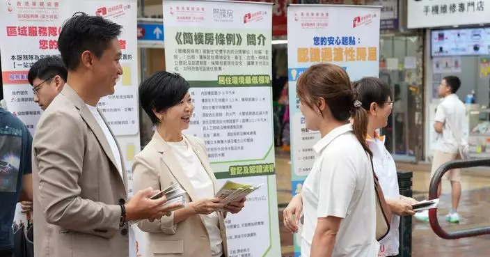 簡樸房登記期早鳥優惠8月31日截止 何永賢聯同議員深水埗宣傳提醒業主