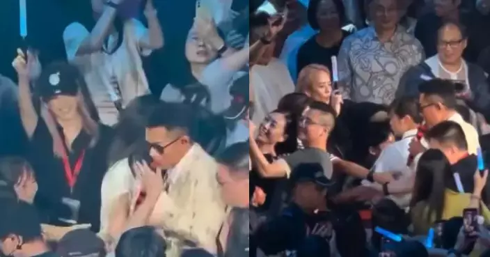 古天樂紅館演唱會爆「神秘嫂嫂」現身！林淑茵被捕捉甜蜜握手