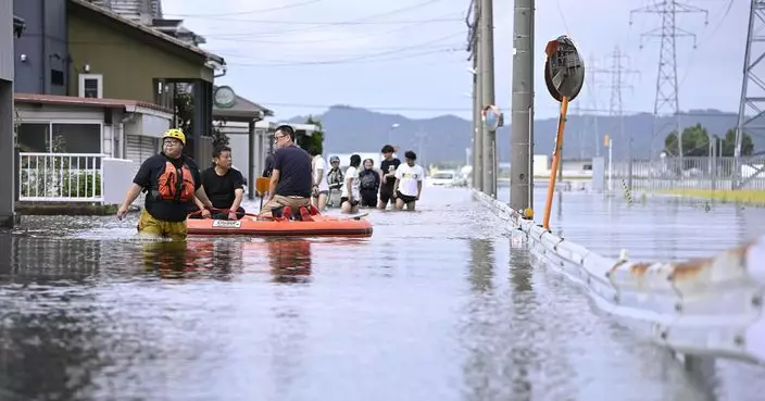 日本福井縣暴雨　氣象部門一度發出最高級別大雨警報