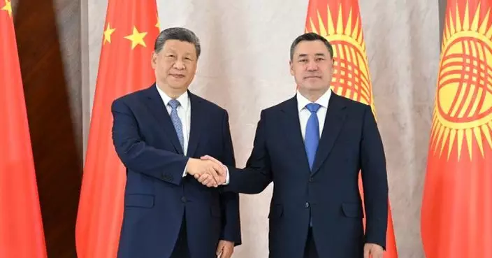 習近平與吉爾吉斯總統會晤 推進中吉烏鐵路建設攜手打擊跨國犯罪