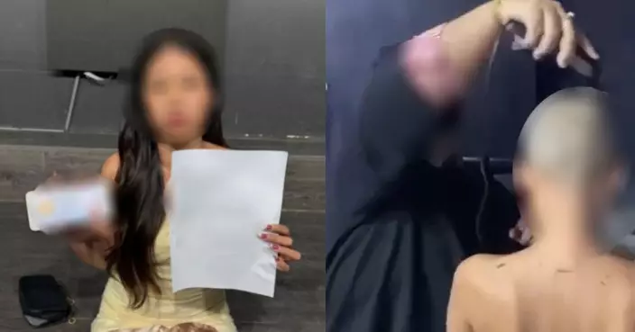 泰國長髮女酒吧消費未結賬被指「飲霸王酒」 經理疑迫剃頭抵債惹議