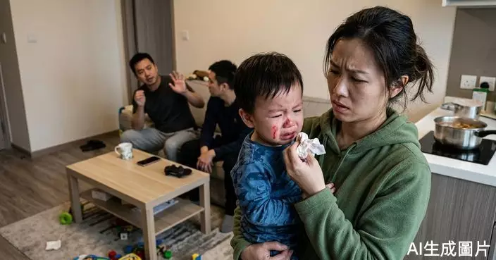 16個月大BB交老公照顧跌倒成面血 港媽想送醫院卻遭斥：太誇張太緊張！