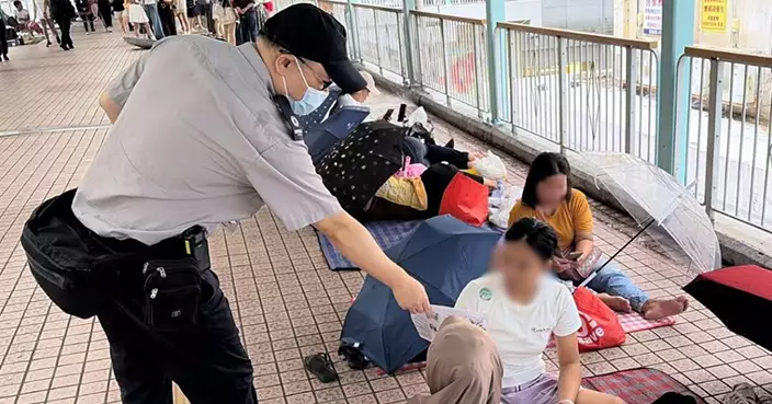 食環署聯同領事館向外傭宣傳 嚴打無牌販賣及光顧無牌小販