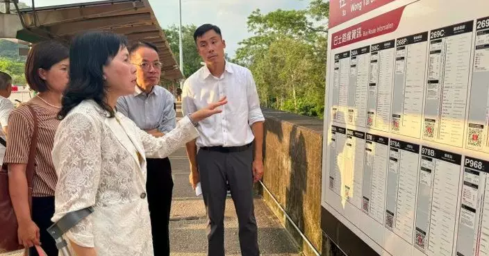 陳美寶視察大欖隧道轉車站  指將成方便旅客往返新皇崗口岸重要轉乘樞紐
