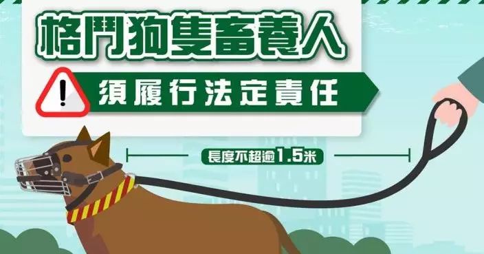 漁護署多區巡查執法　西九龍海濱長廊向狗主派單張