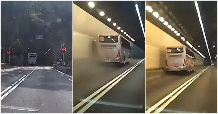 載47學童旅巴城隧突失控撞壆司機昏迷不治　車cam曝光驚險一幕