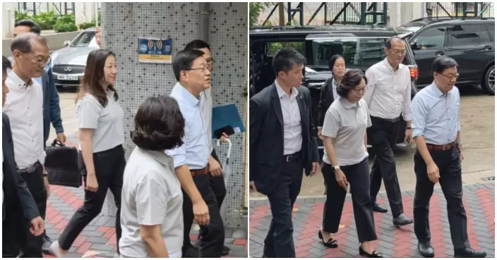 李家超落區　探訪元州邨與居民交流