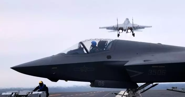 殲-35滑躍照折射中美海軍差異：中國完成三艦隱身戰機適配，美軍福特號仍在原地踏步
