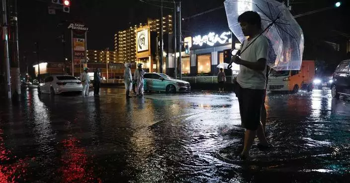 東京附近暴雨成災 釀四死多人被困