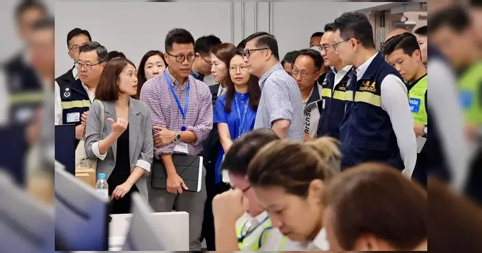 皇崗口岸千人壓力測試 鄧炳強：即發現即修正確保開通順暢