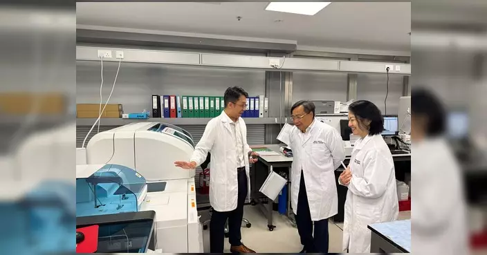 創新科技署署長李國彬視察科學園生物科技設施 聚焦生命健康科研發展
