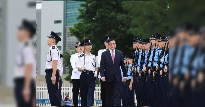 香港輔警隊結業會操 227名學員完成訓練