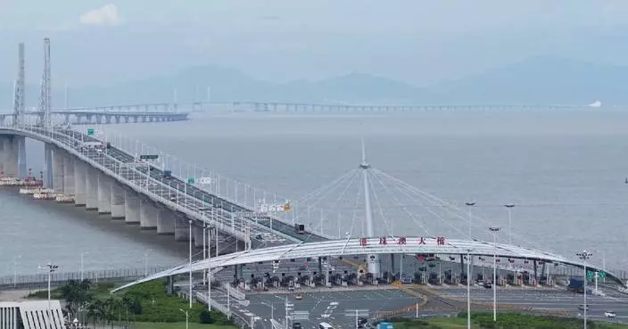 港珠澳大橋珠海公路口岸車流量破2500萬架次