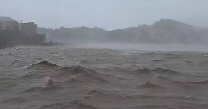 颱風沙德爾兩度登陸浙江 華東沿岸受強勁暴雨吹襲