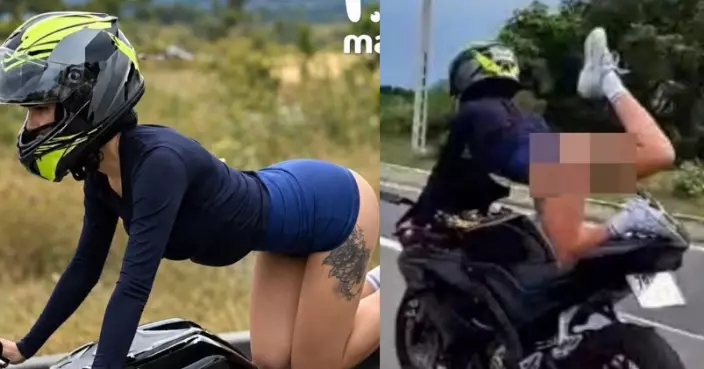 越南公路上拍攝危險電單車特技片 俄籍女網紅遭驅逐出境兼終身禁入境